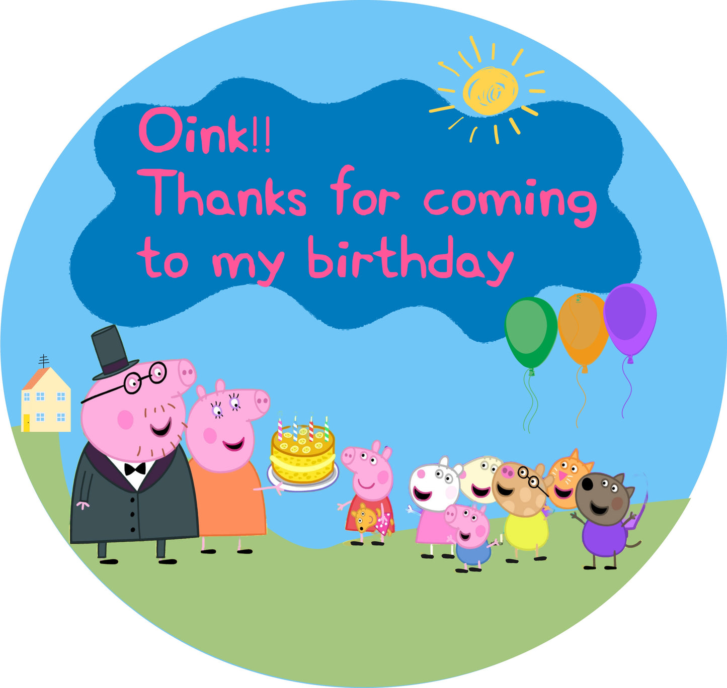 Peppa Pig Return Stickers (Set of 10)