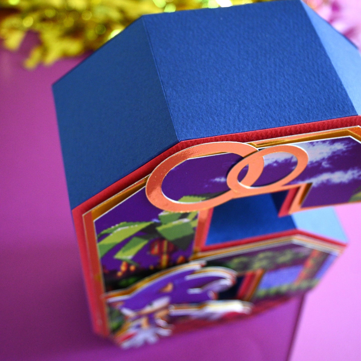 Sonic 3D Letter Birthday Decoration - Customizable with Name or Age