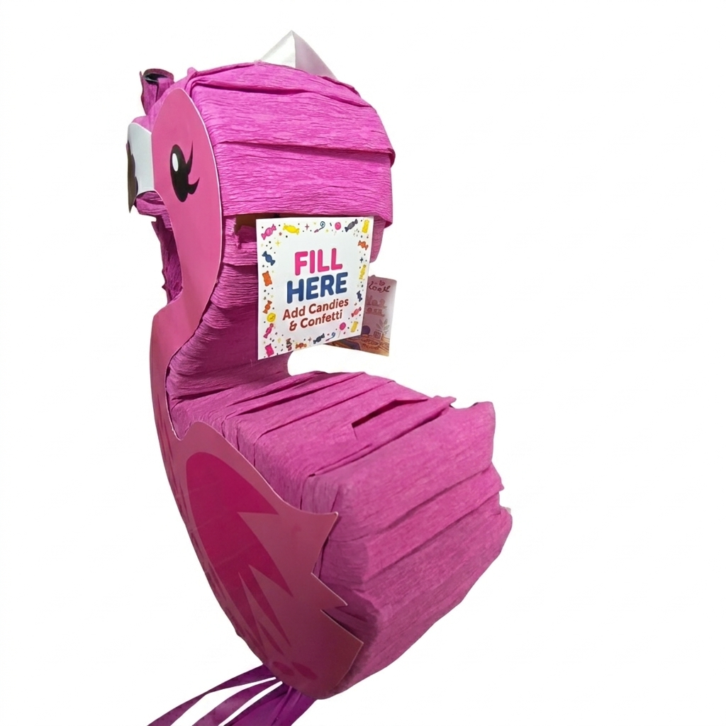 Flamingo Pull String Piñata