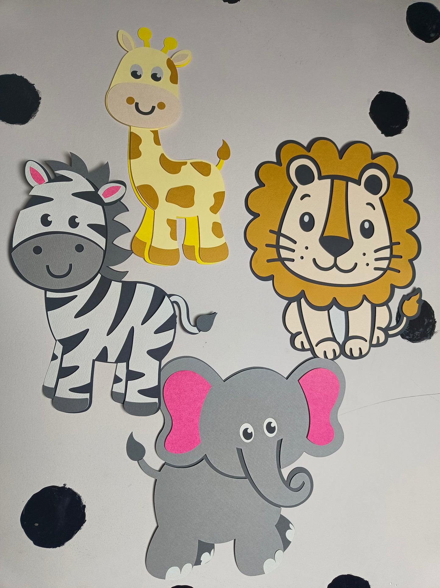 Handcrafted JUNGLE Cutouts - Birthday Decoration