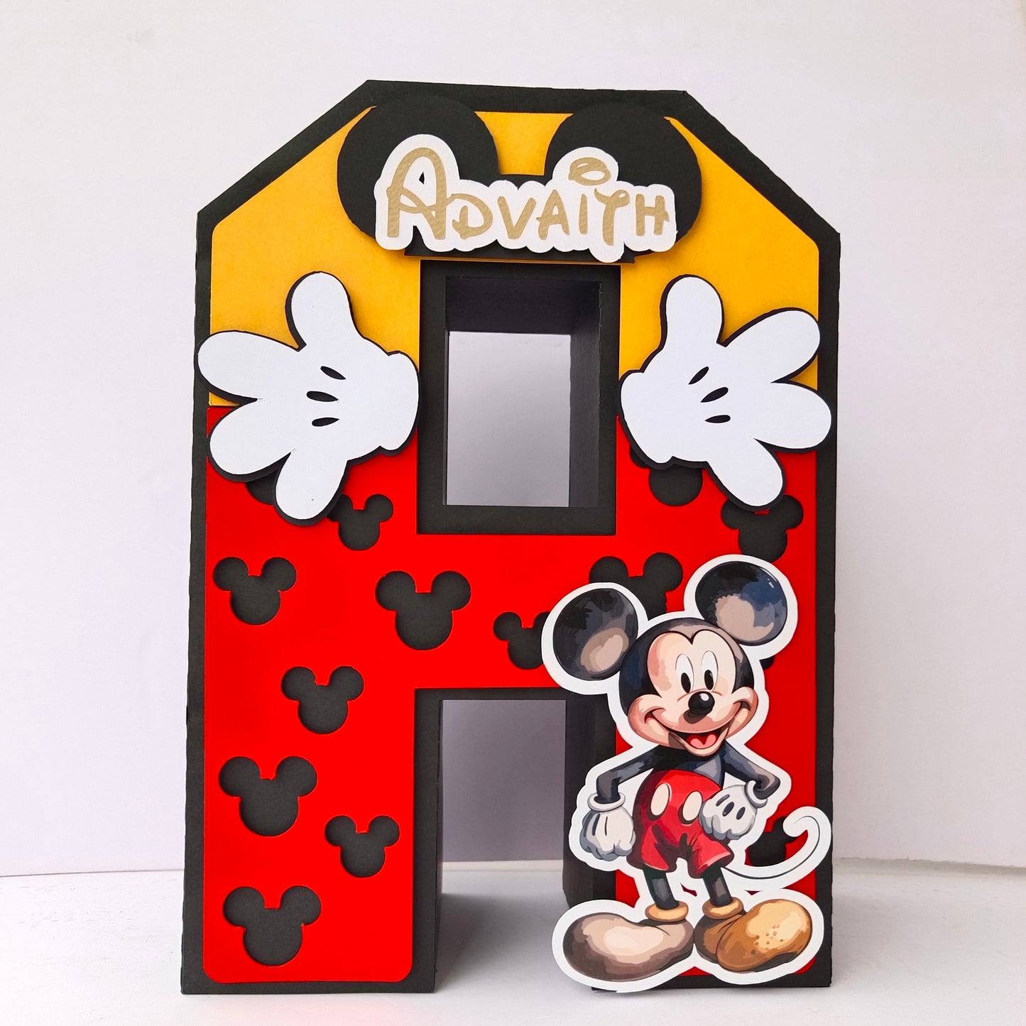 Mickey Mouse 3D Letter / Number
