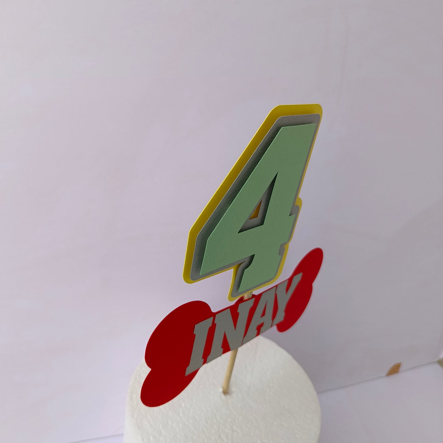 Paw Patrol Cake Topper - Customizable with Name and Age