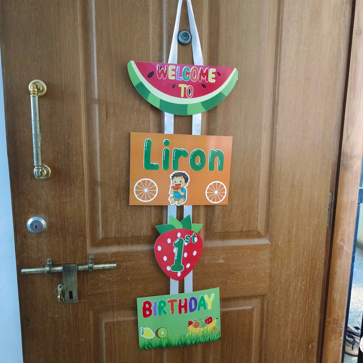 Fruit Themed Welcome Banner