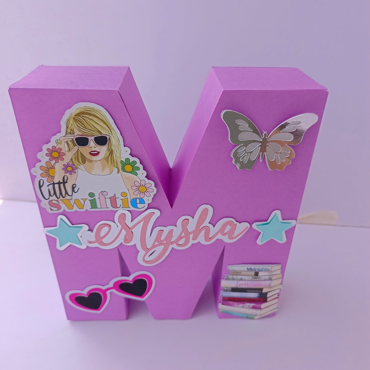 Taylor Swift 3D Letter Birthday Decoration - Customizable Name