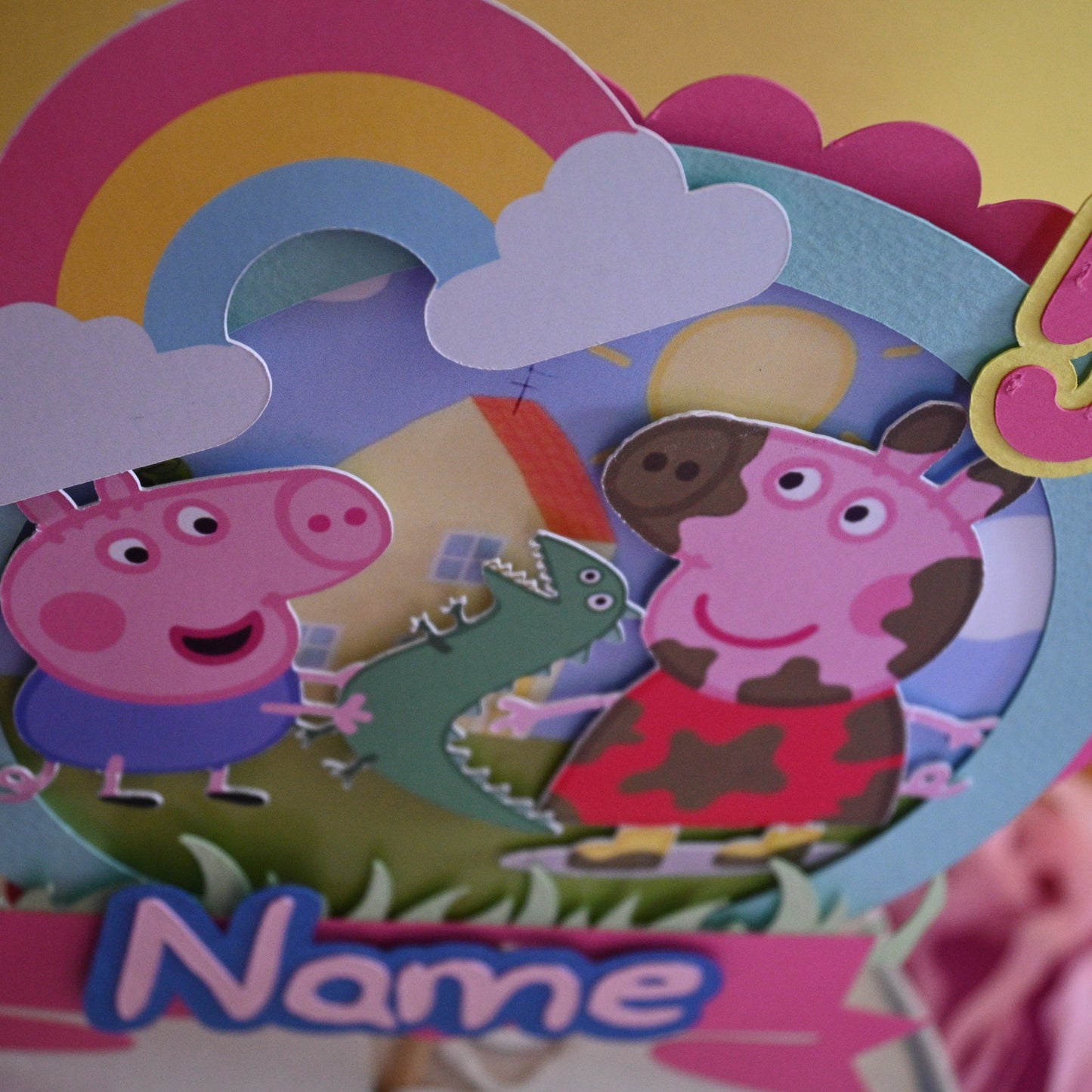 Peppa Pig Party Pack - 3D Letter, Cake Topper & Banner