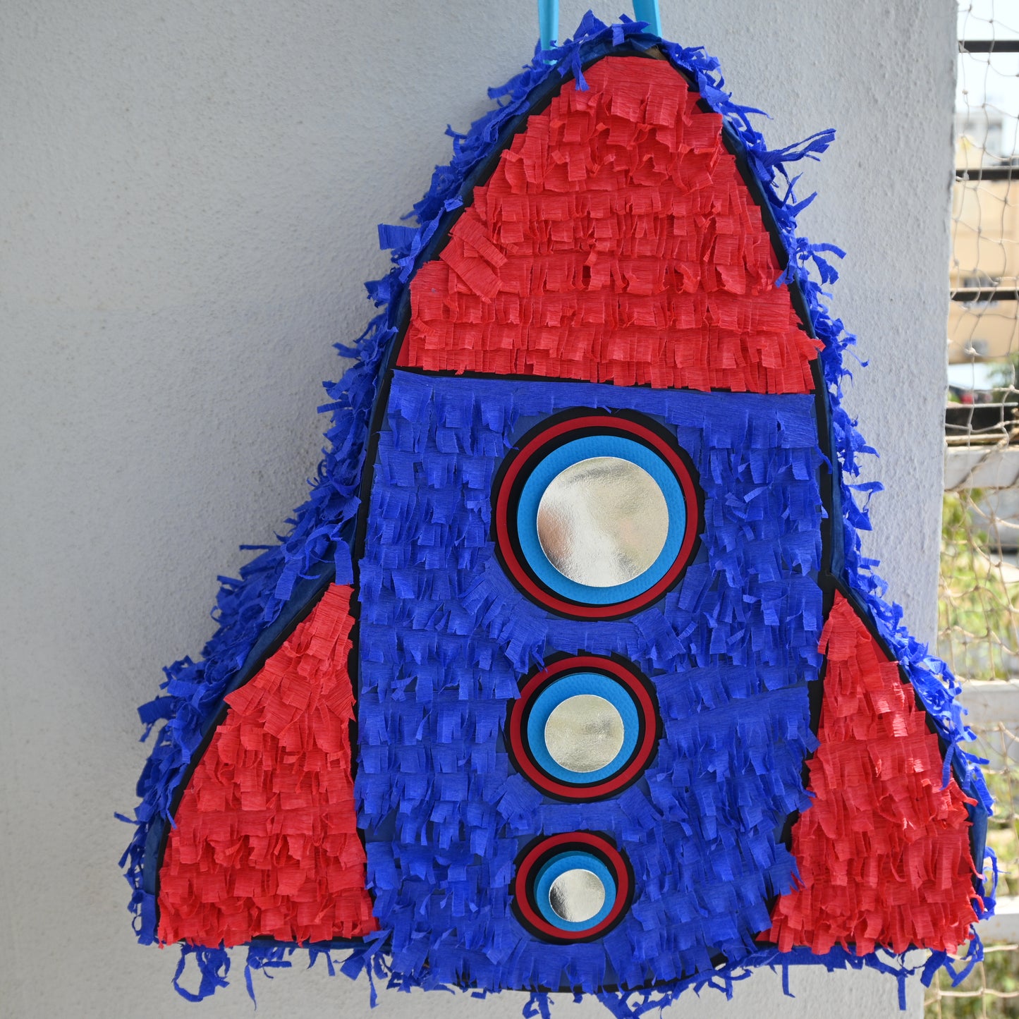 Handcrafted Rocket Piñata