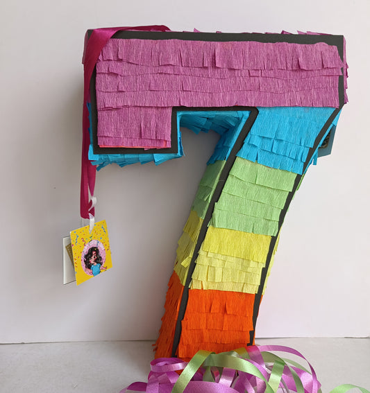 Custom Number Piñata - Premium Handcrafted Party Decoration