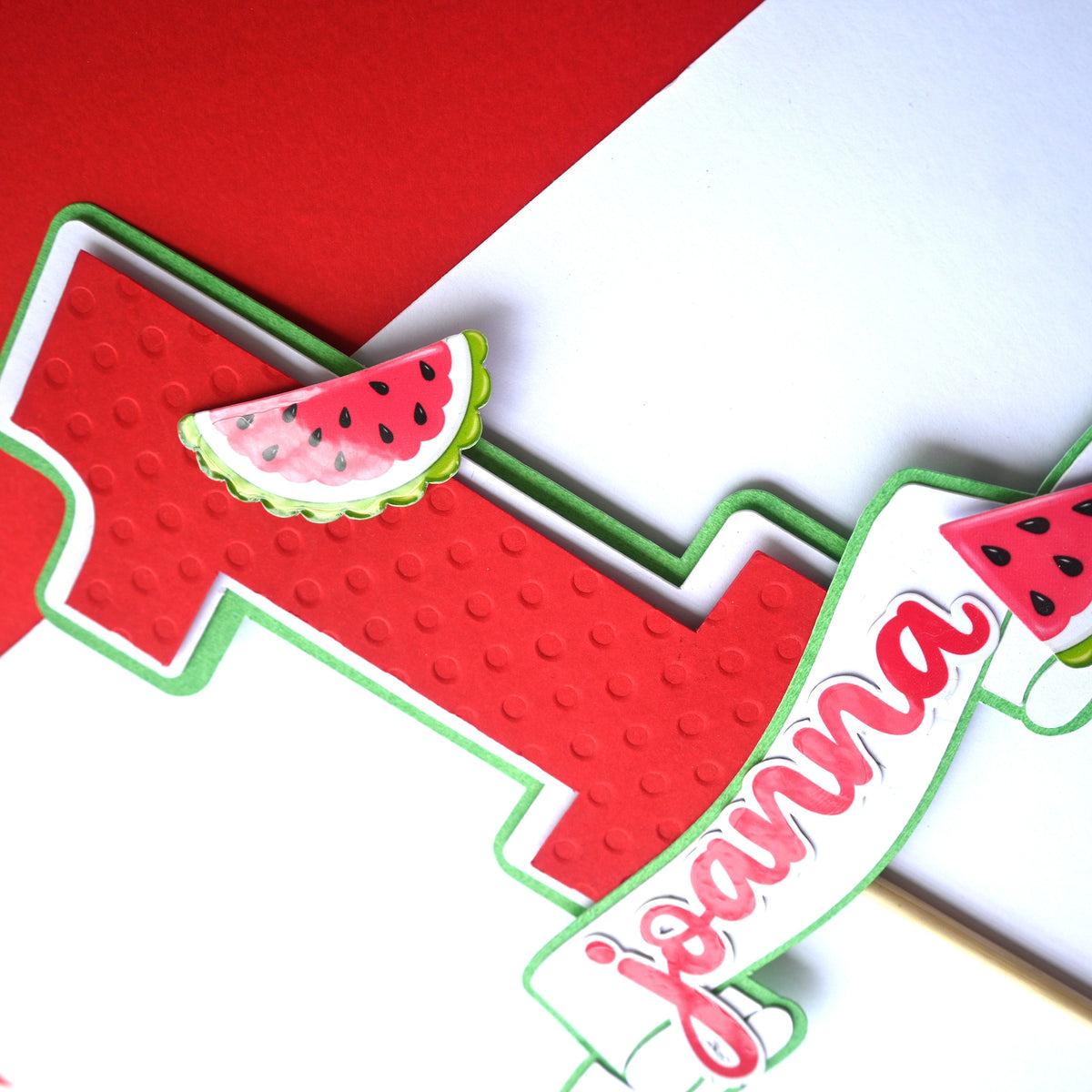 Watermelon Cake Toppers