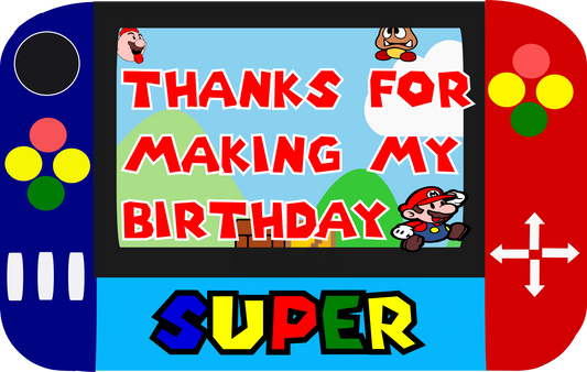 Mario Theme Stickers