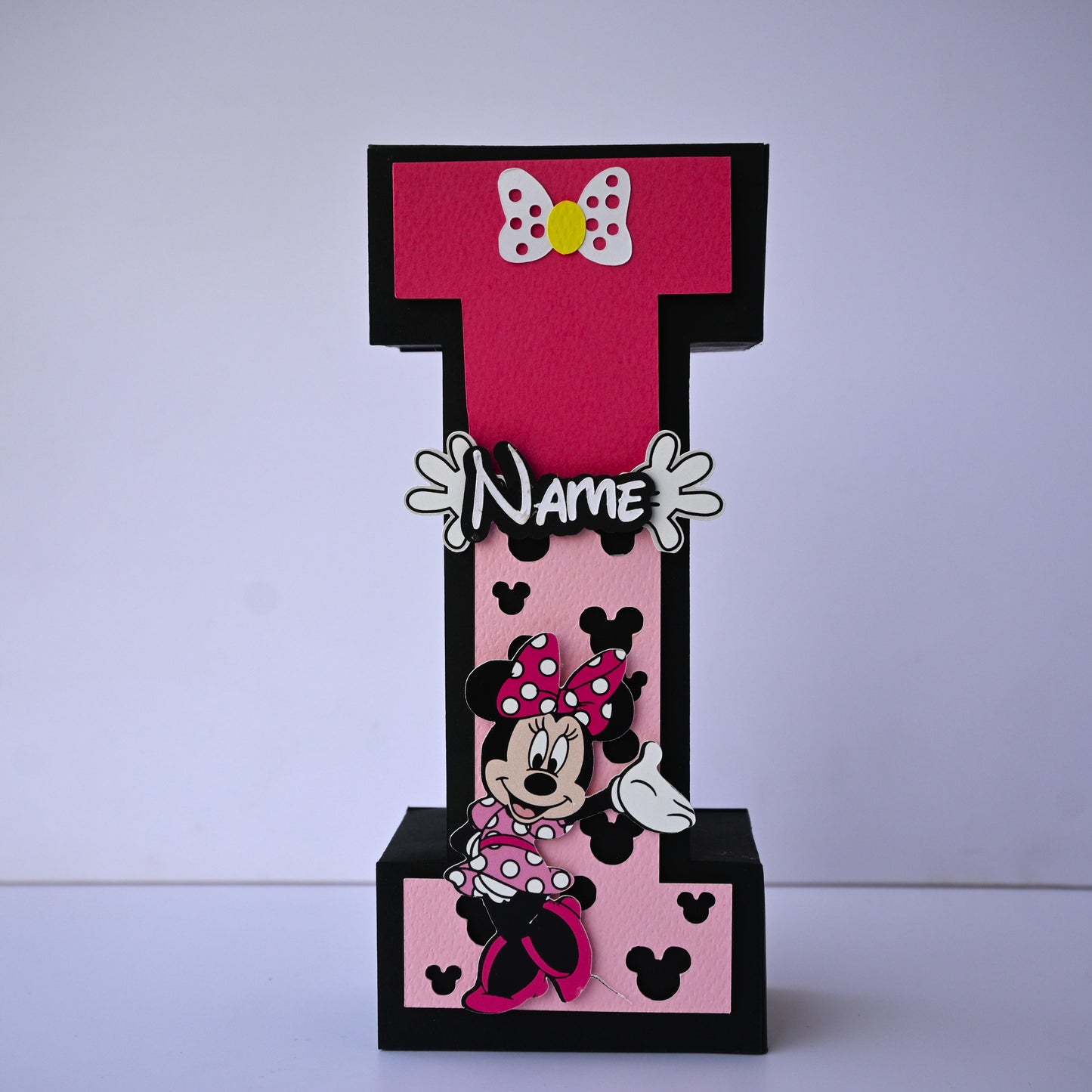 Minnie Mouse 3D Letter / Number
