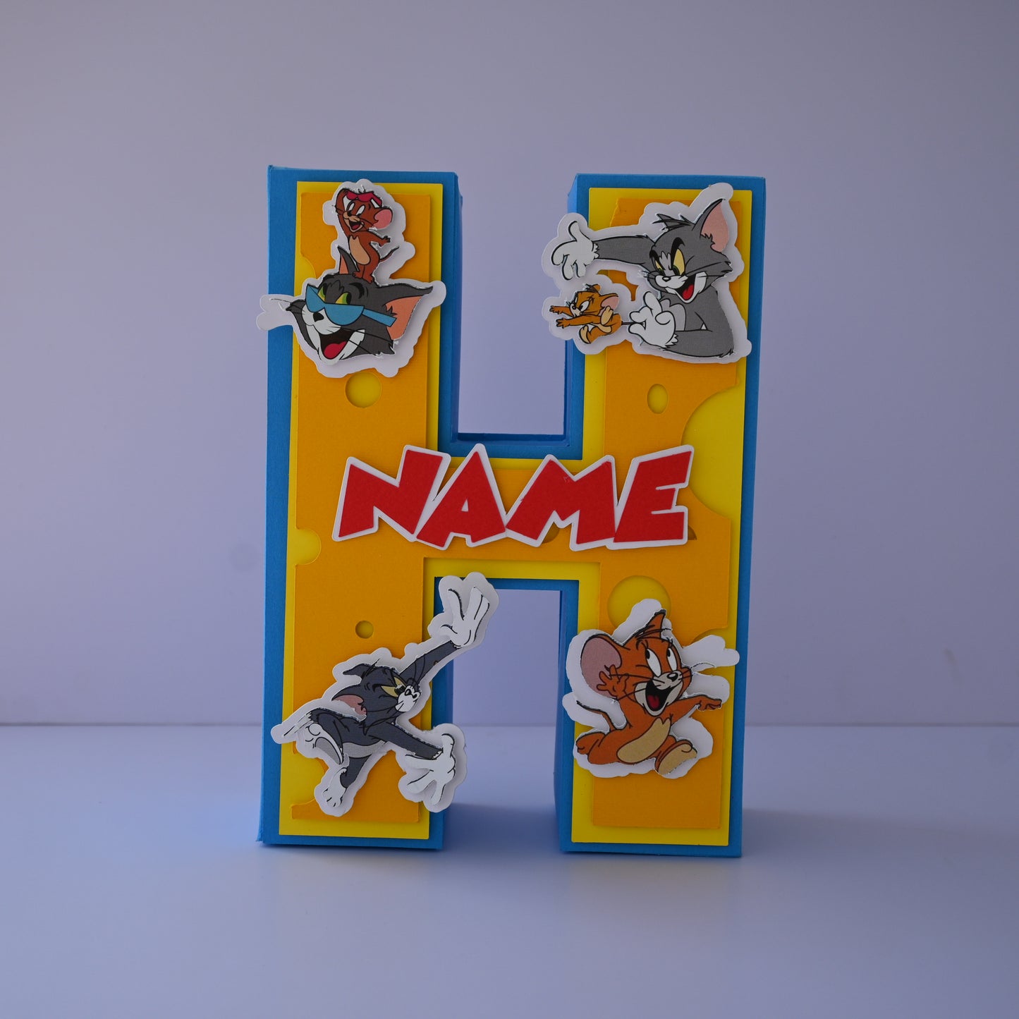 3D Letter Birthday Decoration - Customizable Name