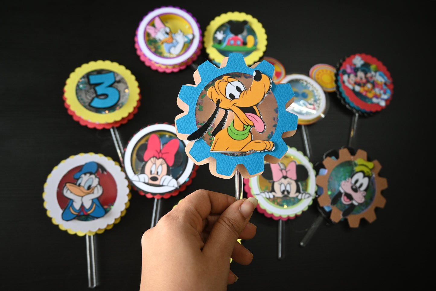 Mickey  Clubhouse Handcrafted Cupcake Toppers