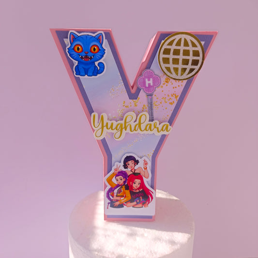 K-Pop Demon Hunters 3D Letter / Number