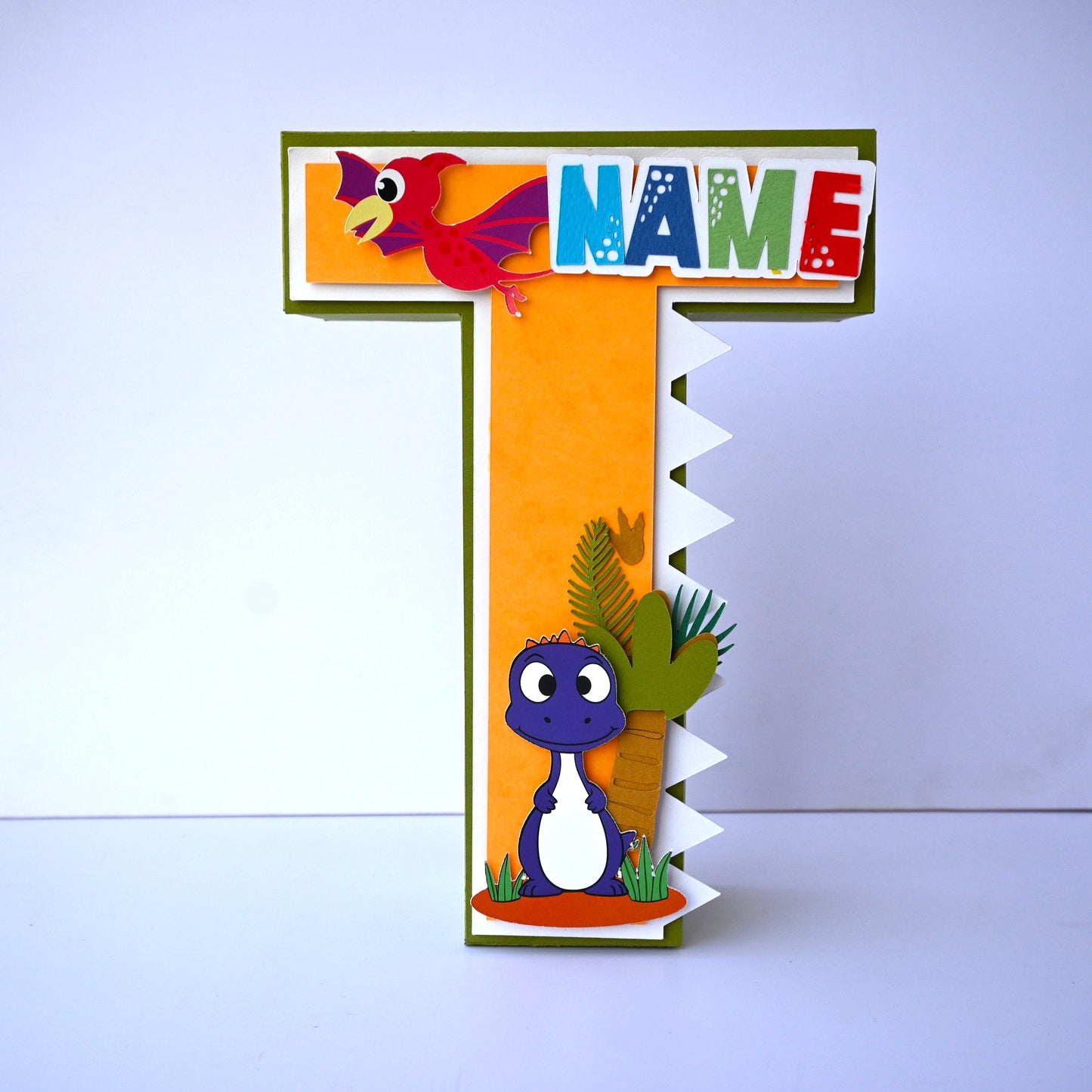 Dino 3D Letter / Number