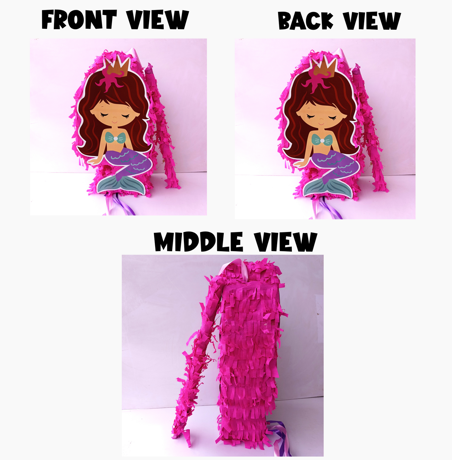 Semi Handcrafted Mermaid Piñata