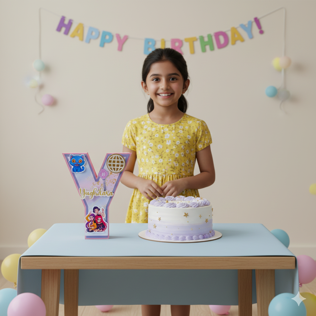 K-Pop Demon Hunters 3D Letter / Number