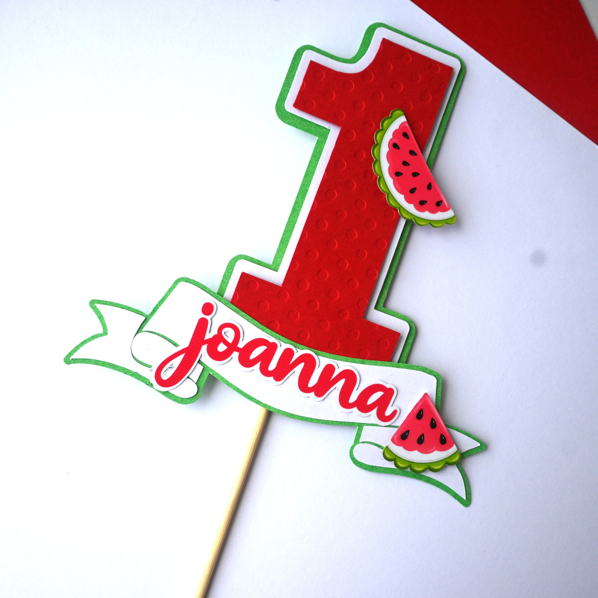 Watermelon Cake Toppers