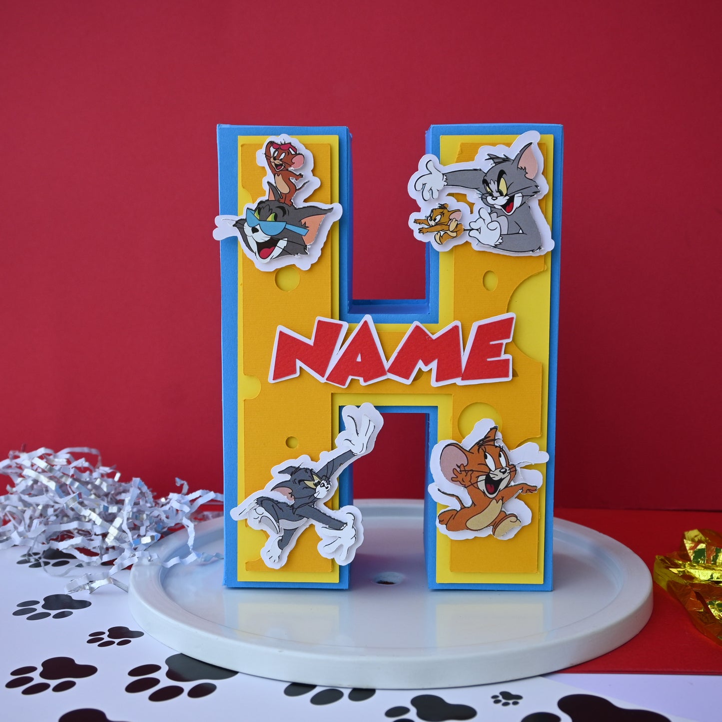 3D Letter Birthday Decoration - Customizable Name