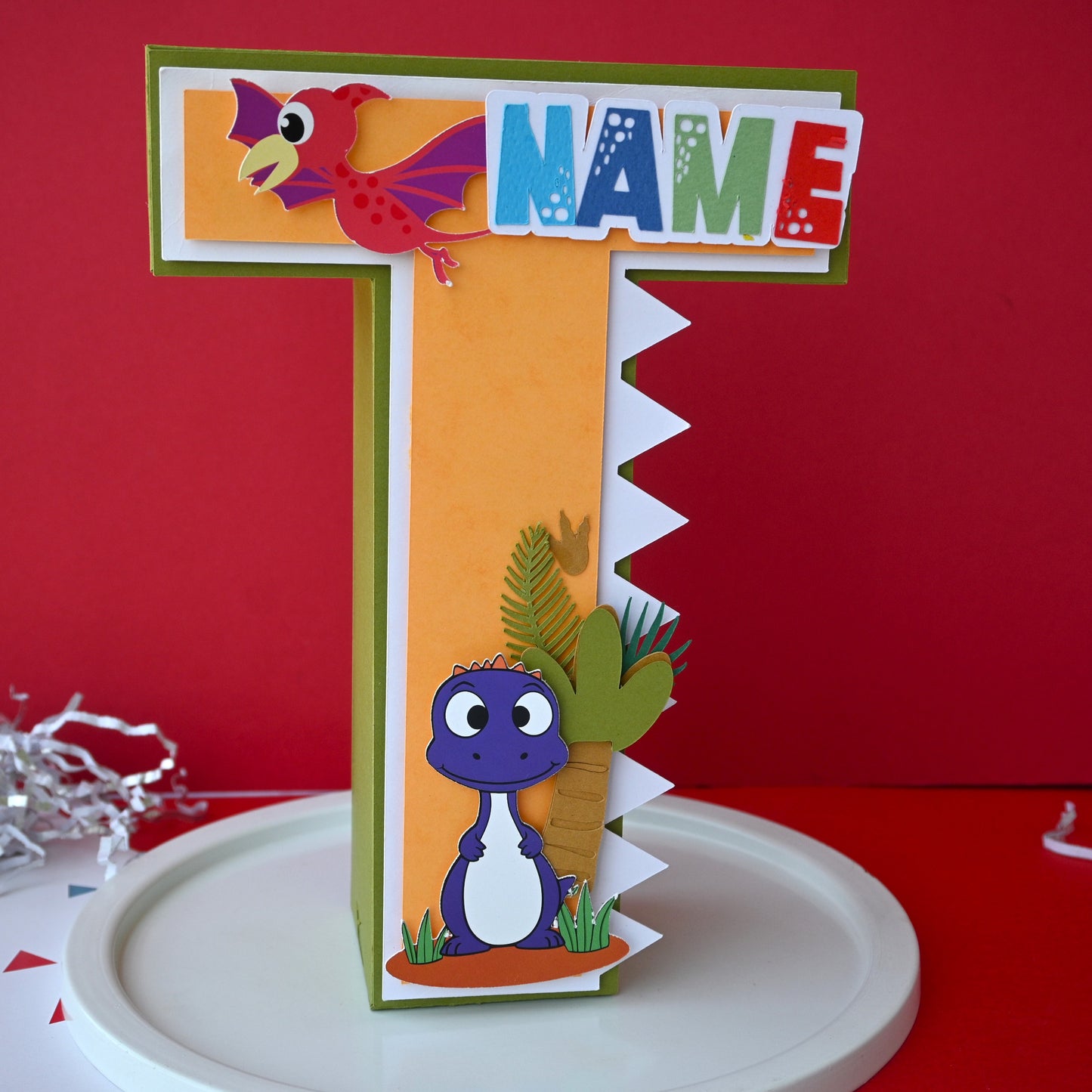 Dino 3D Letter / Number