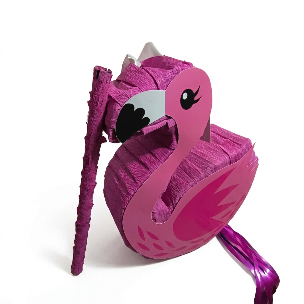 Flamingo Pull String Piñata