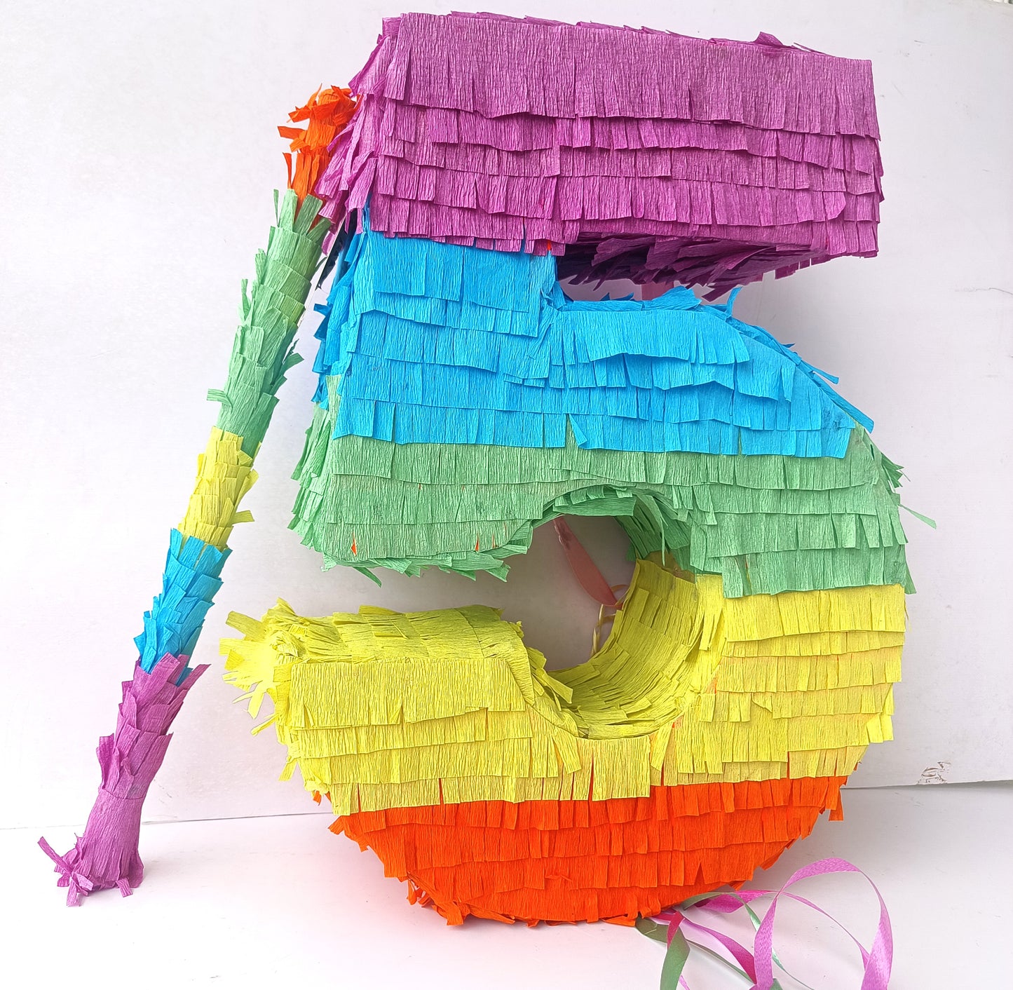 Custom Number Piñata - Premium Handcrafted Party Decoration