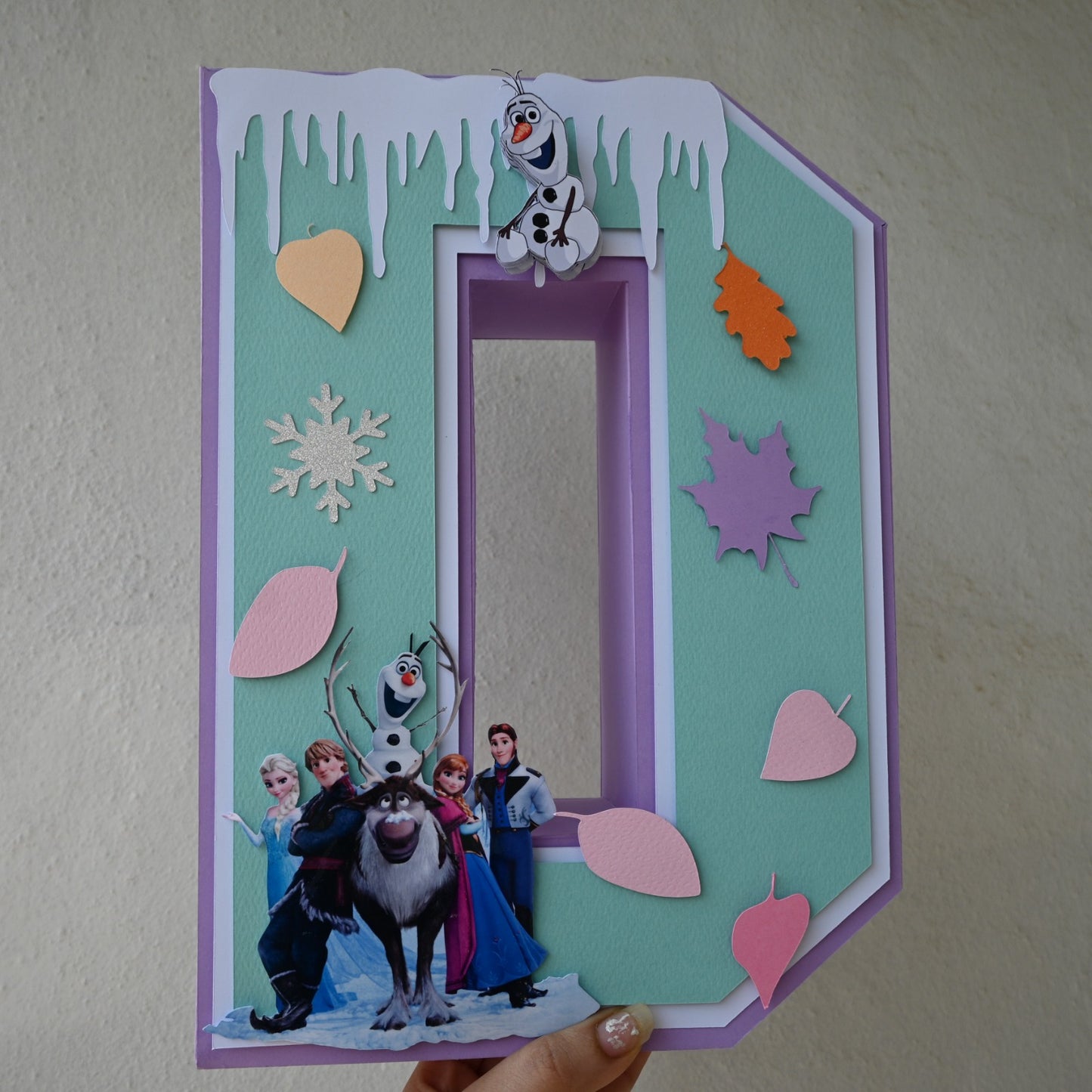 Frozen 3D Letter - Personalized Ice Princess Party Decoration