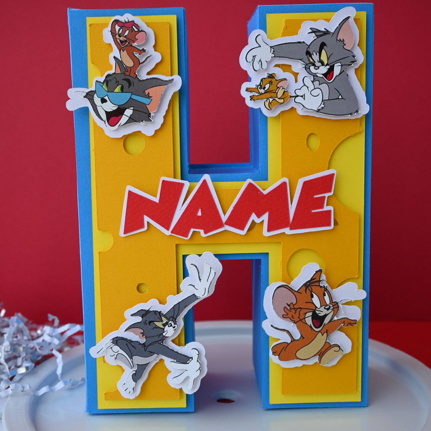 3D Letter Birthday Decoration - Customizable Name