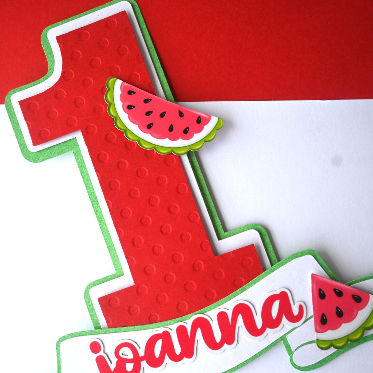 Watermelon Cake Toppers