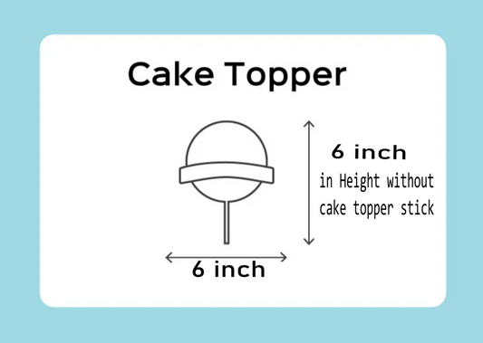 Art Party Cake Topper - Custom Name & Age - Handcrafted Party Decoration