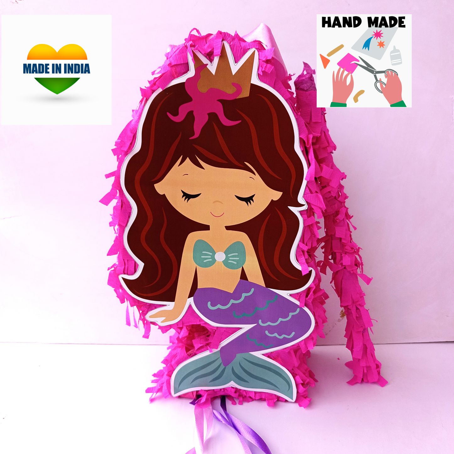 Semi Handcrafted Mermaid Piñata