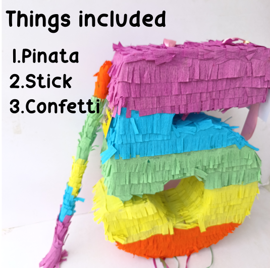 Custom Number Piñata - Premium Handcrafted Party Decoration