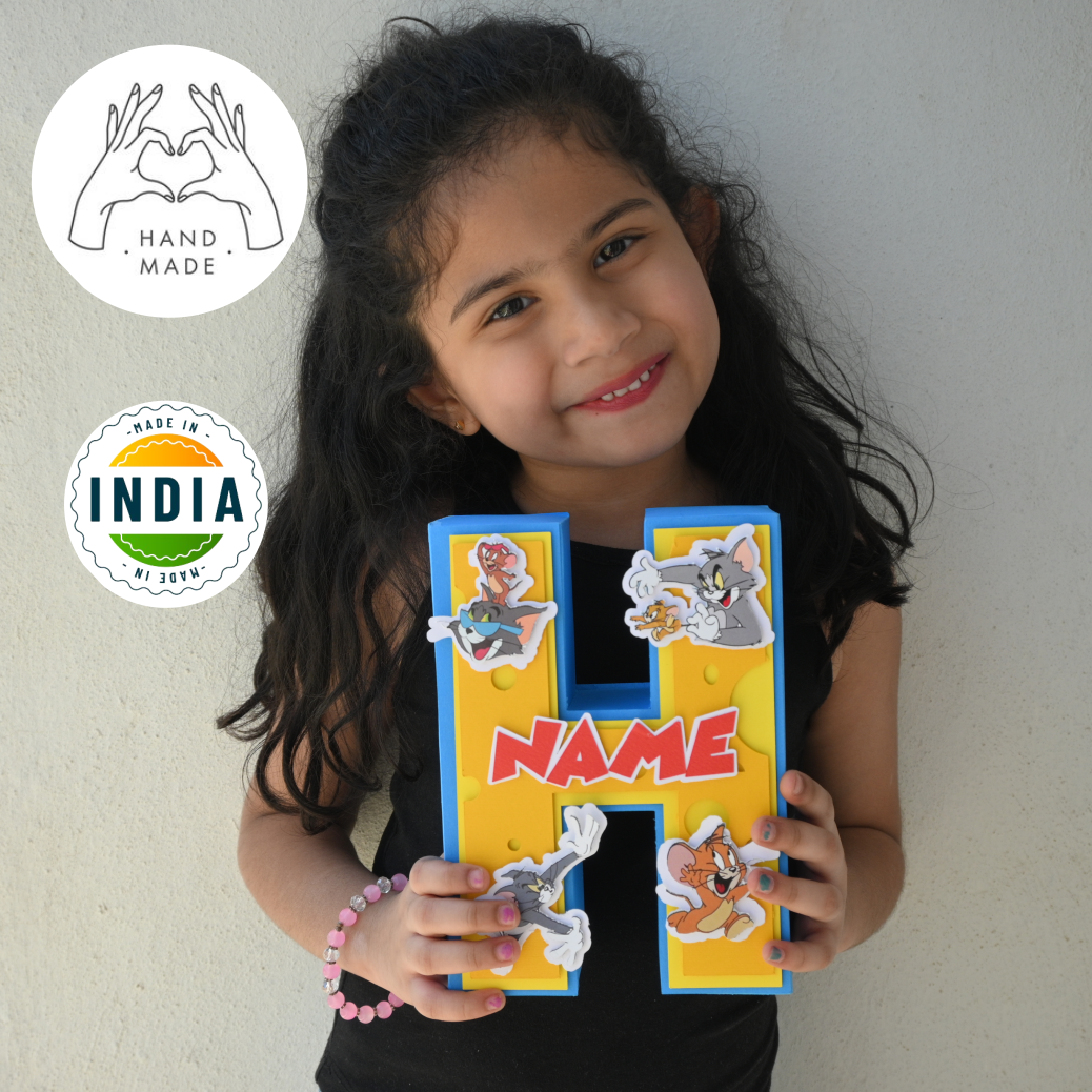 3D Letter Birthday Decoration - Customizable Name