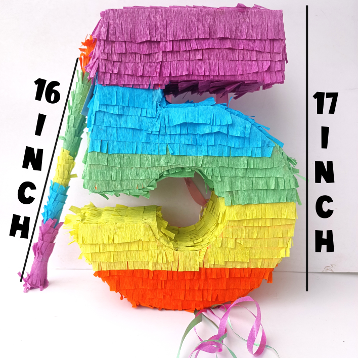 Custom Number Piñata - Premium Handcrafted Party Decoration