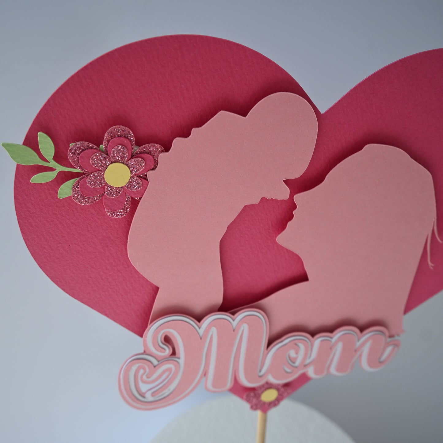Mom Cake Topper - Birthday Celebration Decoration