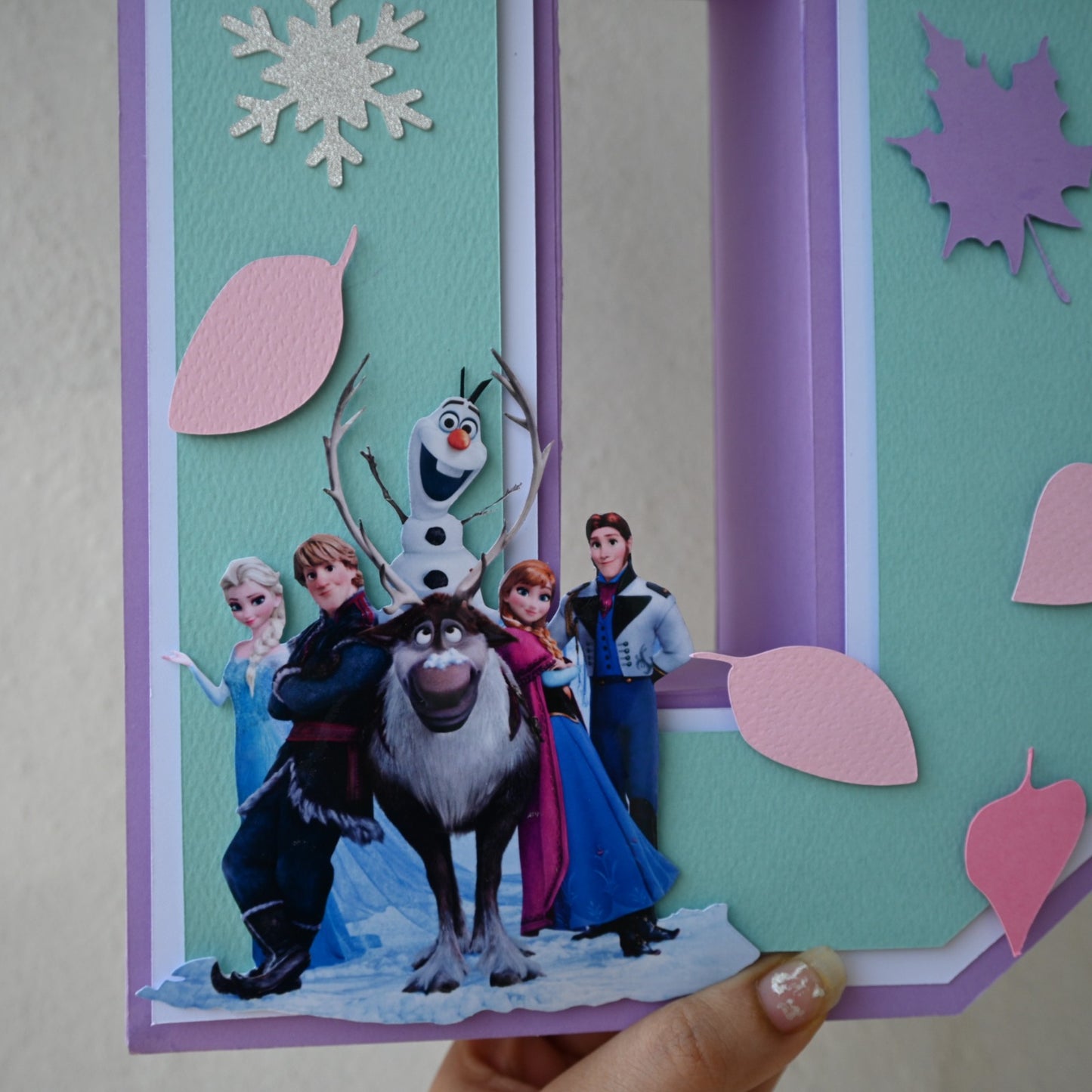 Frozen 3D Letter - Personalized Ice Princess Party Decoration