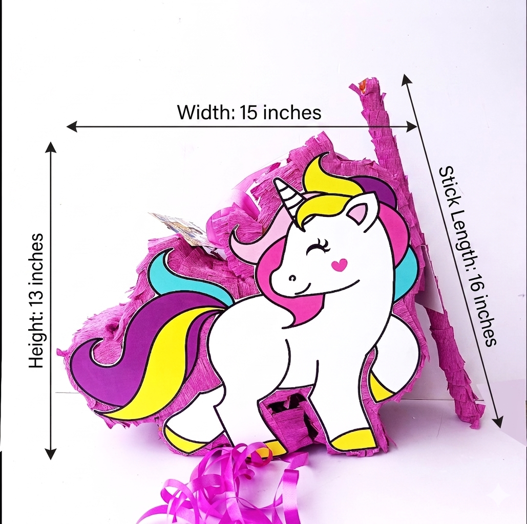 Unicorn Pull String Piñata