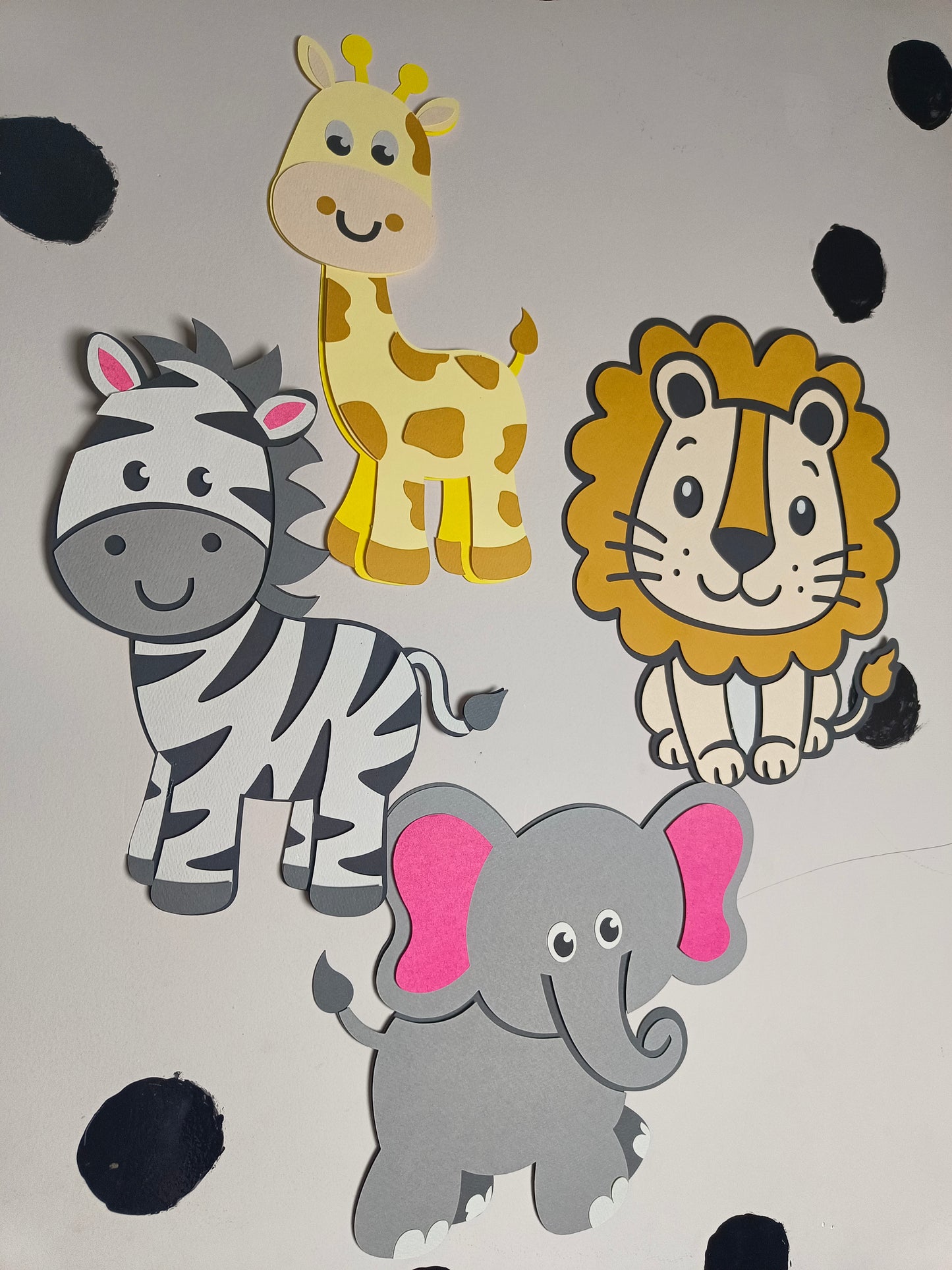 Handcrafted JUNGLE Cutouts - Birthday Decoration