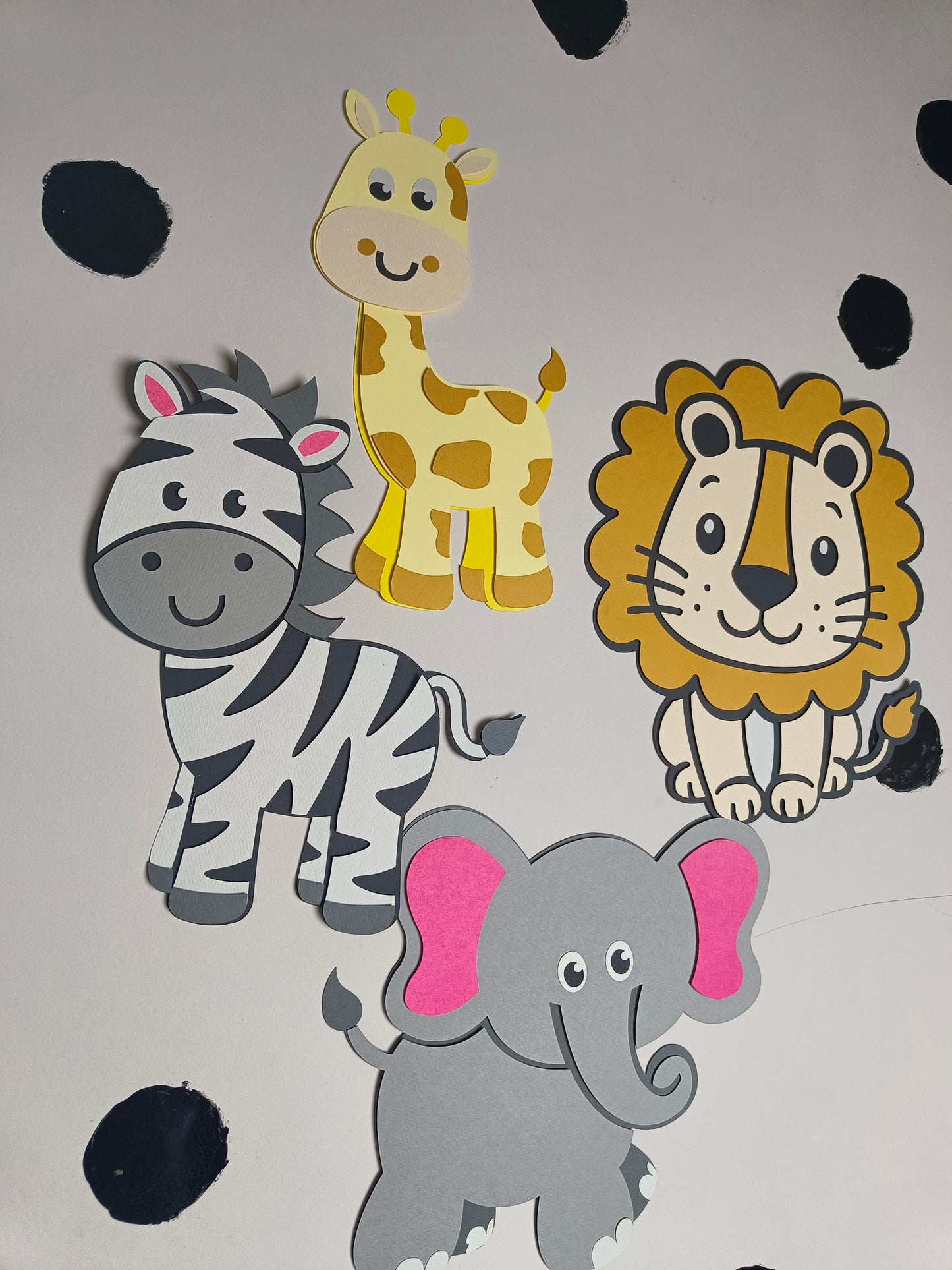 Handcrafted JUNGLE Cutouts - Birthday Decoration