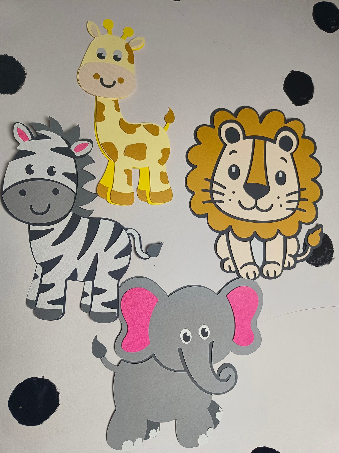 Handcrafted JUNGLE Cutouts - Birthday Decoration