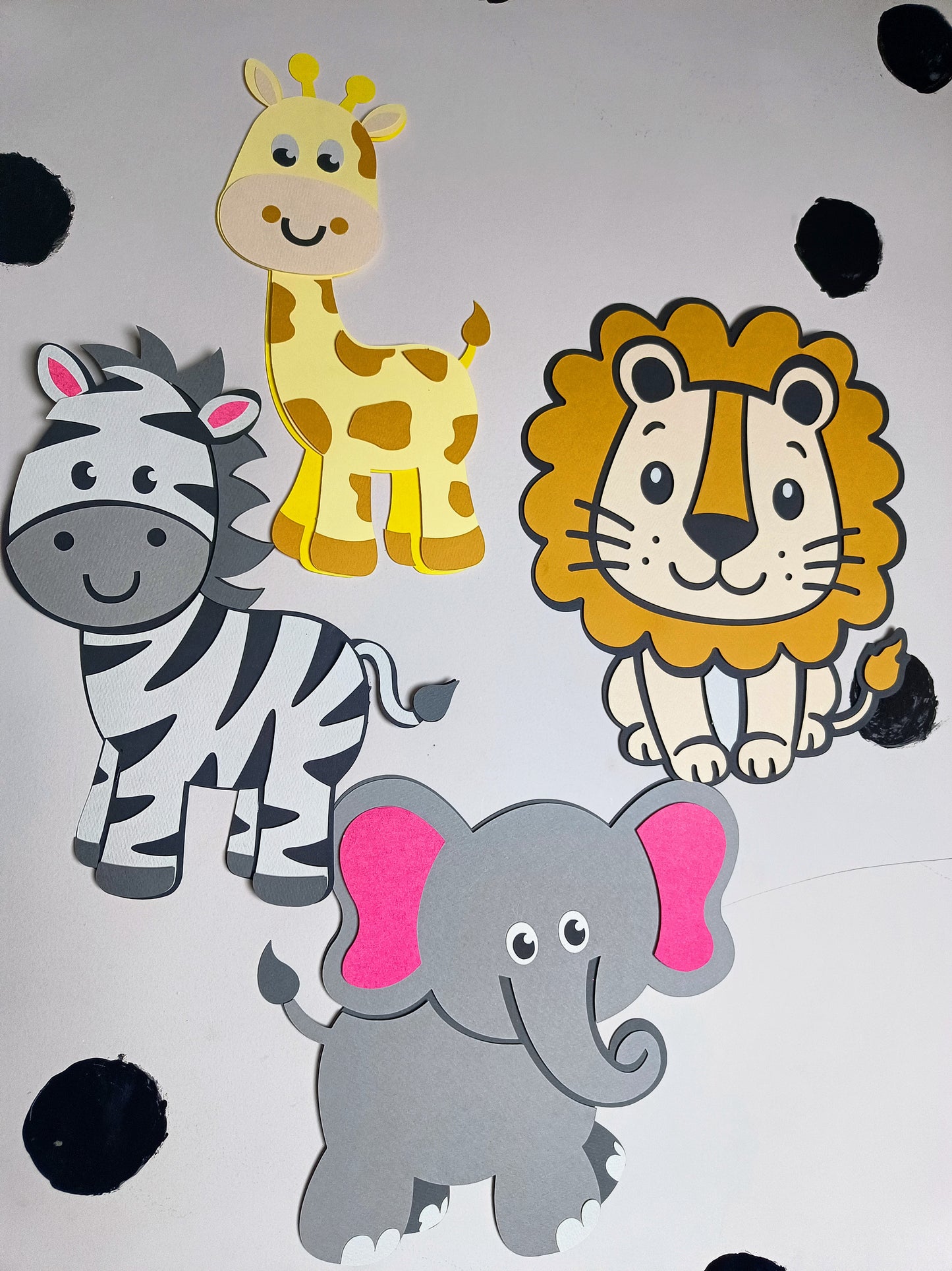 Handcrafted JUNGLE Cutouts - Birthday Decoration