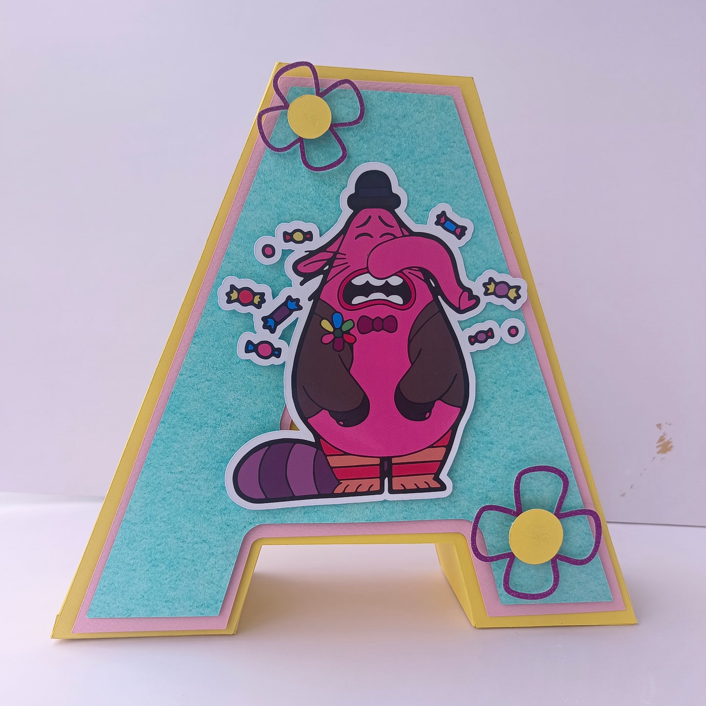 Inside Out Theme 3D Name Letters