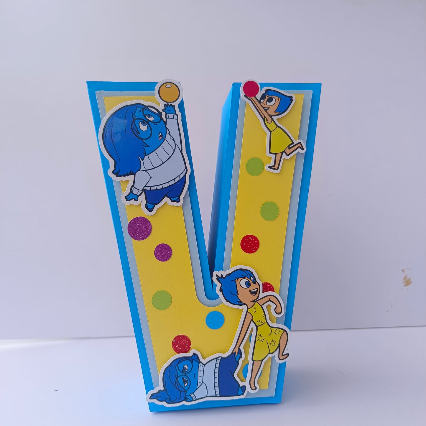 Inside Out Theme 3D Name Letters