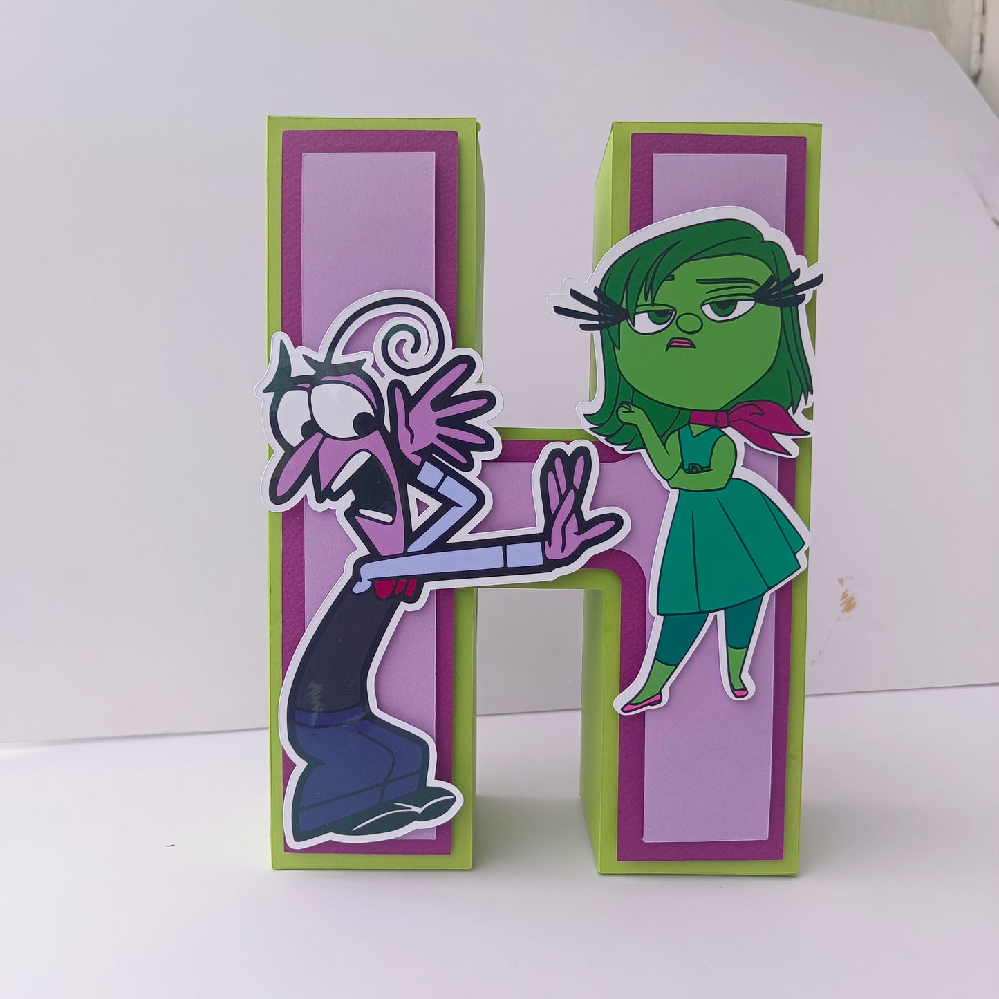Inside Out Theme 3D Name Letters