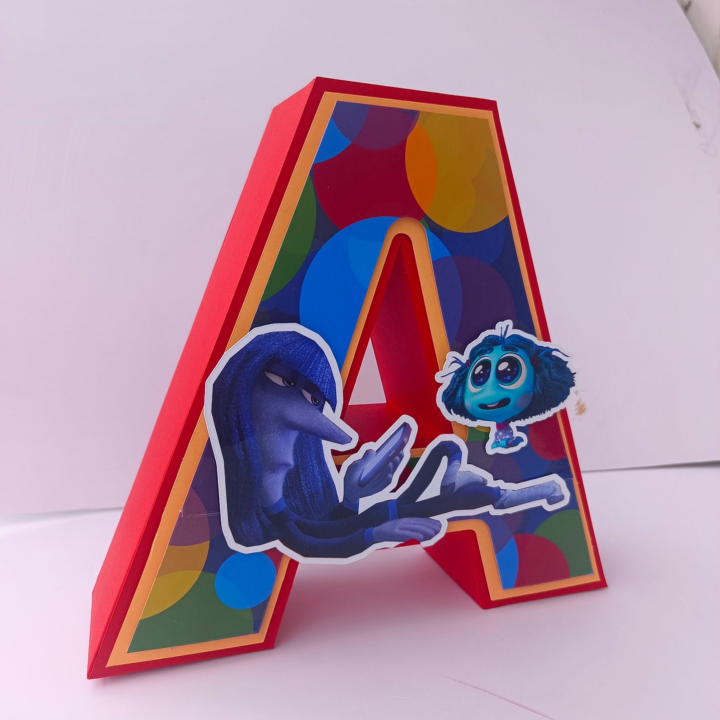 Inside Out Theme 3D Name Letters