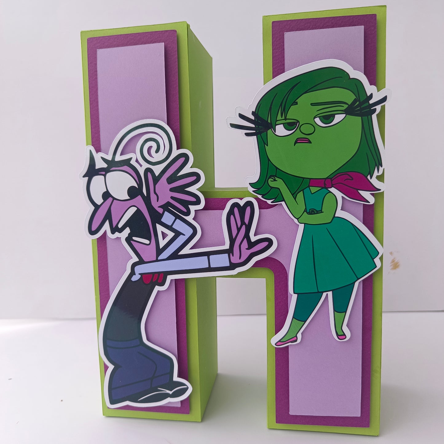 Inside Out Theme 3D Name Letters