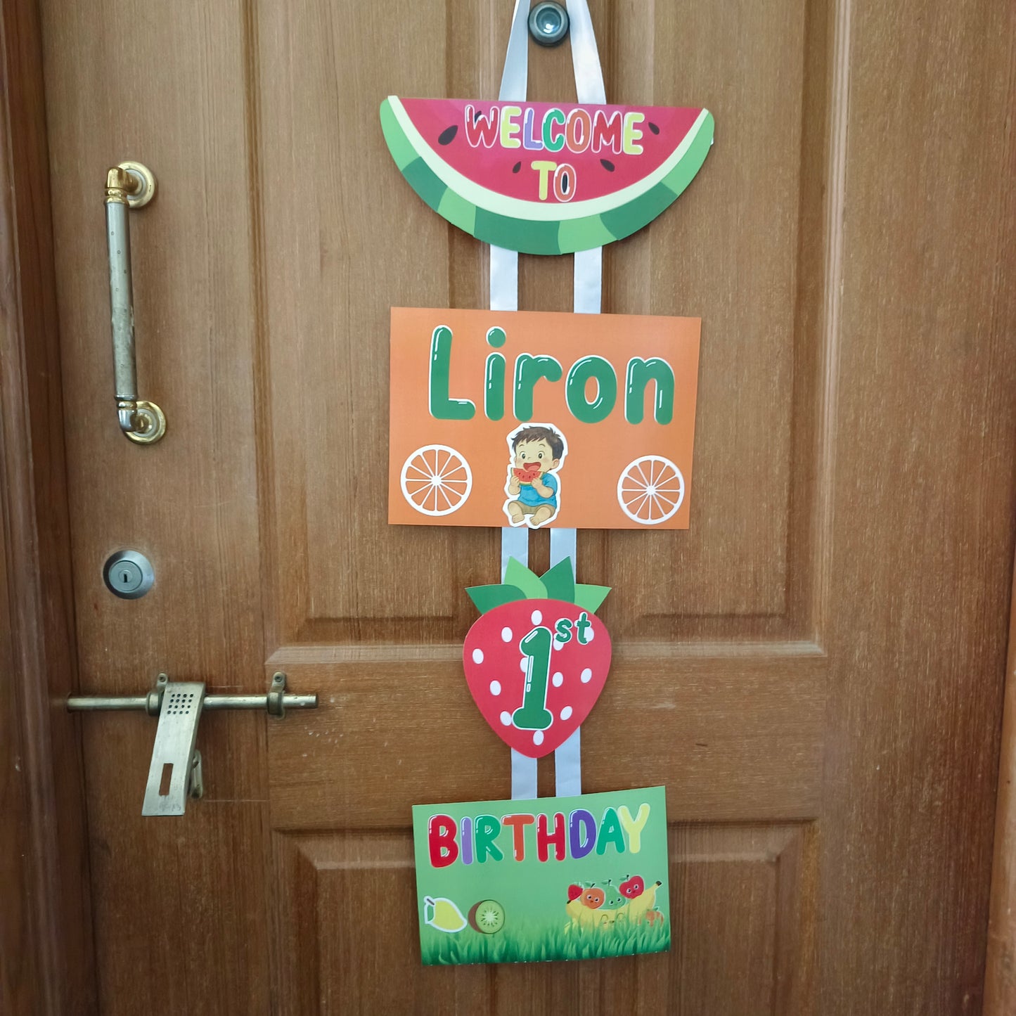 Fruit Themed Welcome Banner