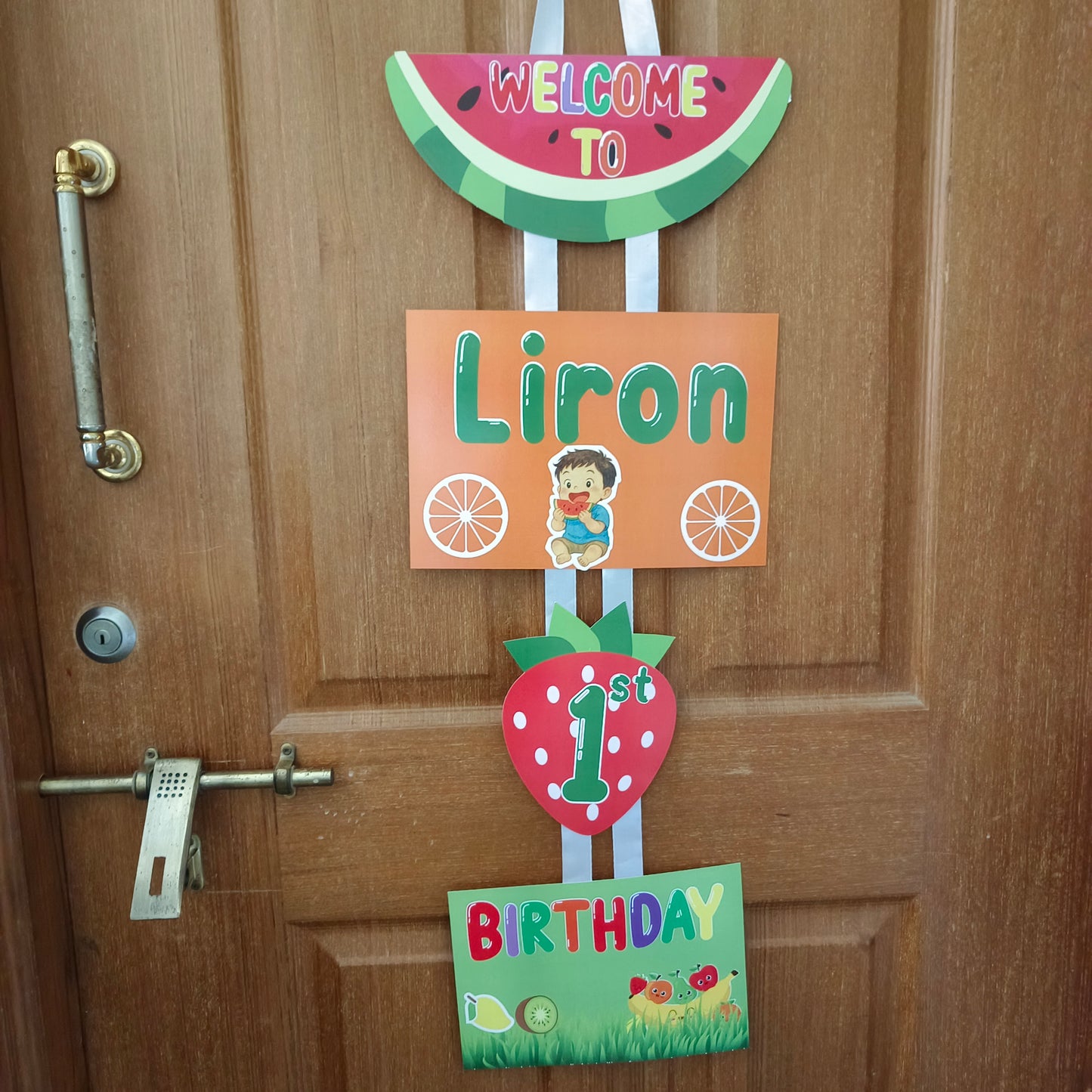 Fruit Themed Welcome Banner