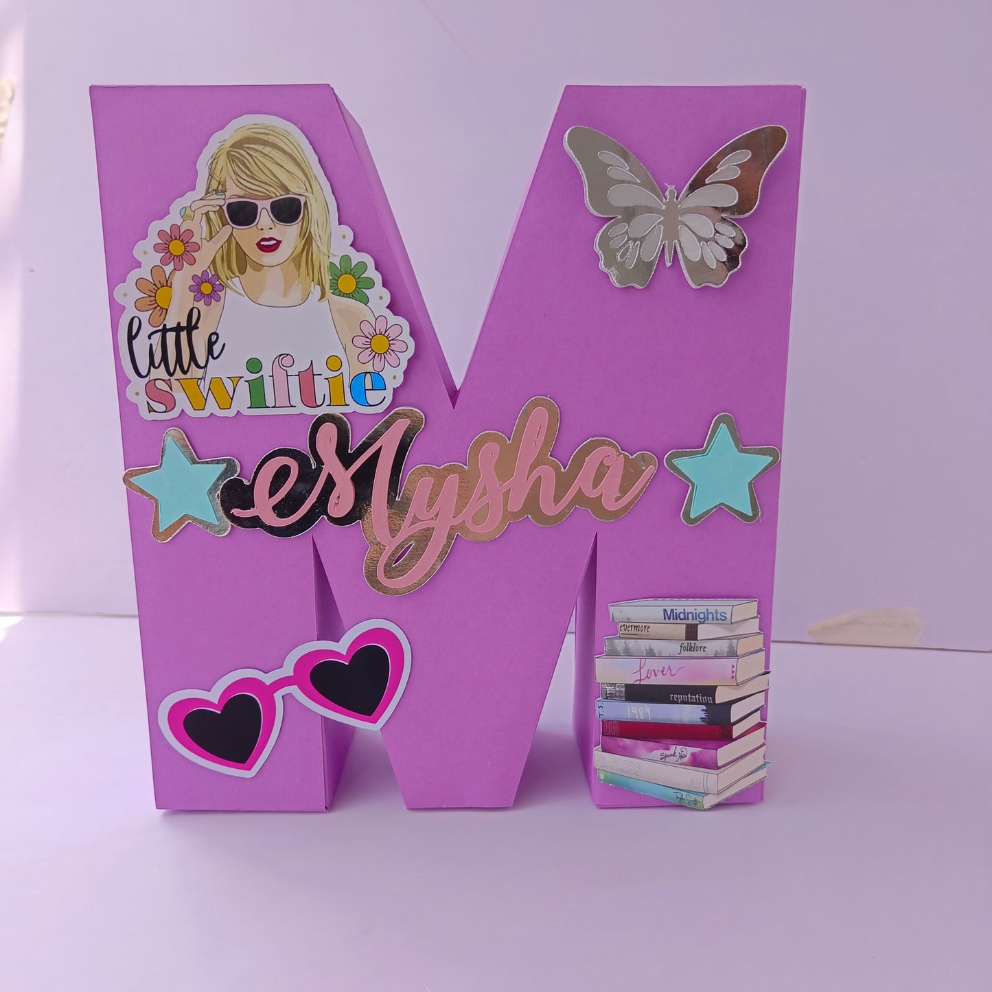 Taylor Swift 3D Letter Birthday Decoration - Customizable Name