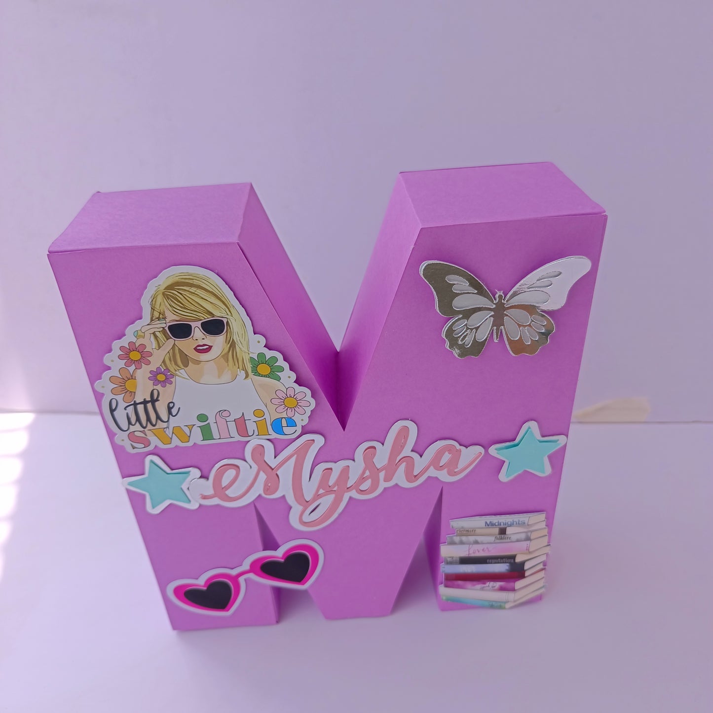 Taylor Swift 3D Letter Birthday Decoration - Customizable Name
