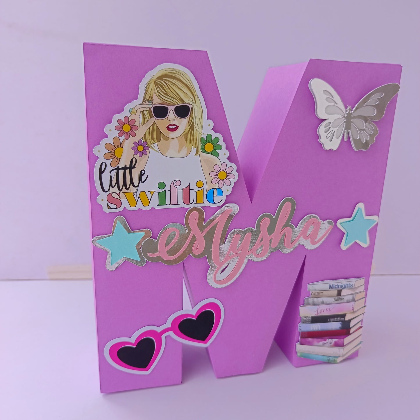 Taylor Swift 3D Letter Birthday Decoration - Customizable Name